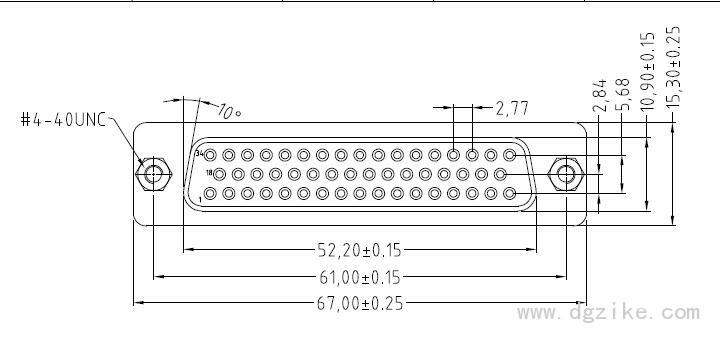 DP-50MK半金插板前鉚螺母4