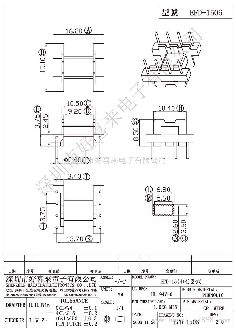 EFD-1506 EFD-15(4+4)臥式