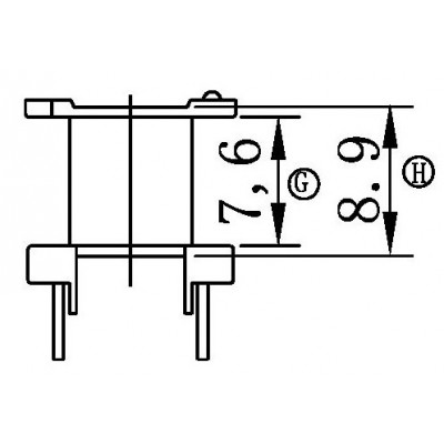 RH-EE-1310/EE-13立式 (5+5PIN)