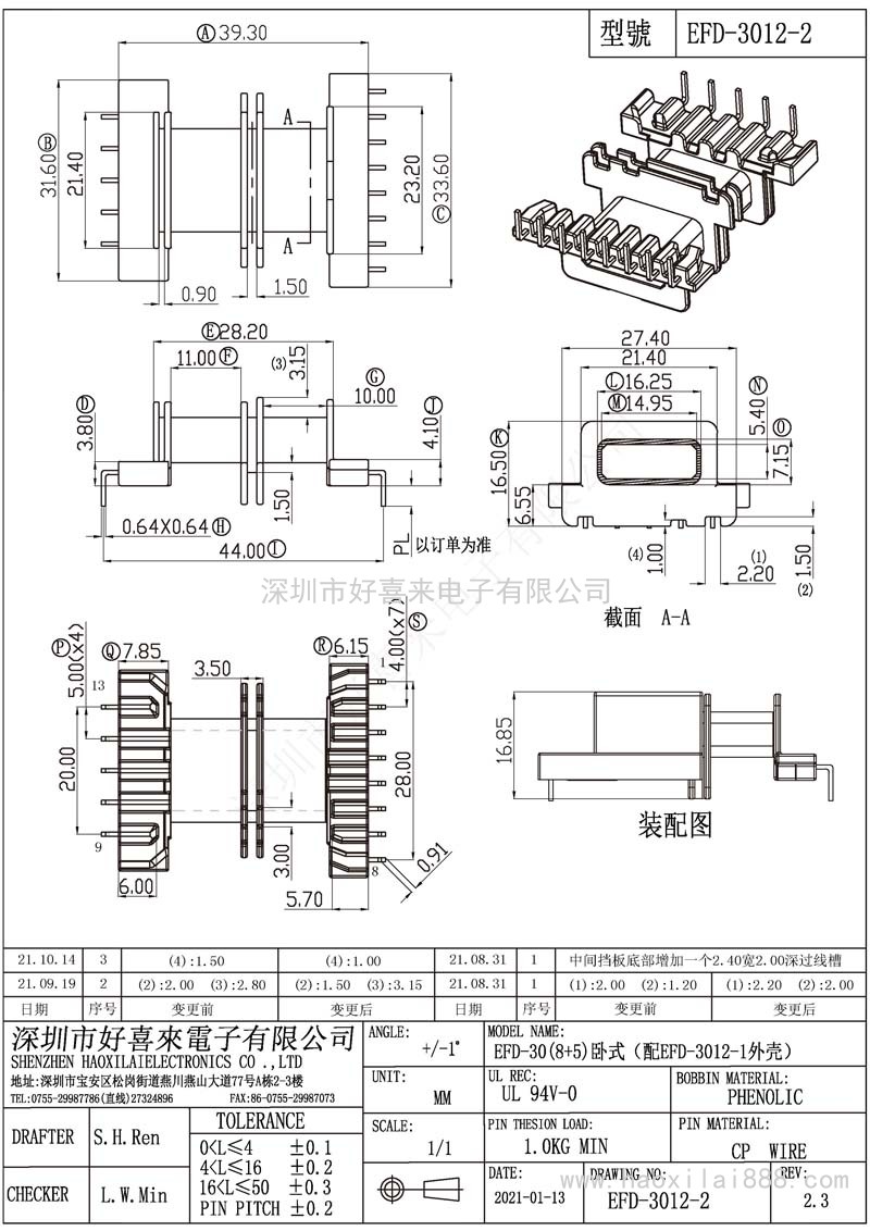 EFD3012-2/EFD30(8+5)臥式