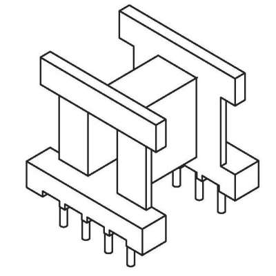 ZS-1302 臥式EE-13(4+4)PIN