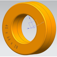 GC-CASE002/CASE  (T40*64*20 非晶體磁環(huán)護(hù)套外殼) 37*68.2*24.5mm  PA66