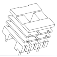HXB-EI2502 EE25 三槽立式3+3針