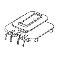 HXX-EE4204-1 EE42 彎腳L腳立式4+0針（HXX-EE4204配套）