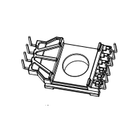 HX-2902 ER29 ER2913安規(guī)雙槽L腳彎腳立式4+6針
