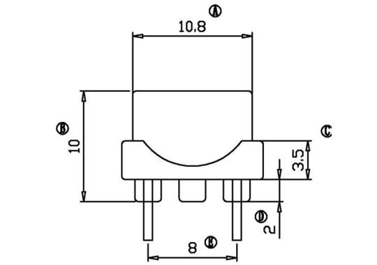 SL-B038/BASE(2+2)PIN