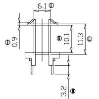 SL-1617/EF-16立式(3+3)PIN