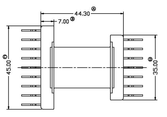SL-4005/EI-40臥式(7+9)PIN