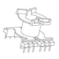 JDC-PQ-3227 PQ32立式(6+6PIN) 針徑Φ0.8 腳距5.00 7.50 排距30.00 幅寬14.00