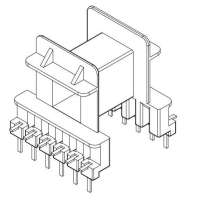 EE-3202 EE32立式6+6 排距27.6 腳距5.0 L針 塑膠產(chǎn)品