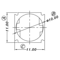 HX-041 磁環(huán)底座 無(wú)針 BASE