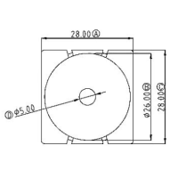 HXL-026 磁環(huán) 底座 2+2針 BASE