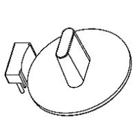 HXX-002-1 磁環 底座 2針  BASE