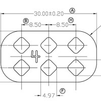 BASE-0163-4/OBC氣隙片(30*16*0.58)
